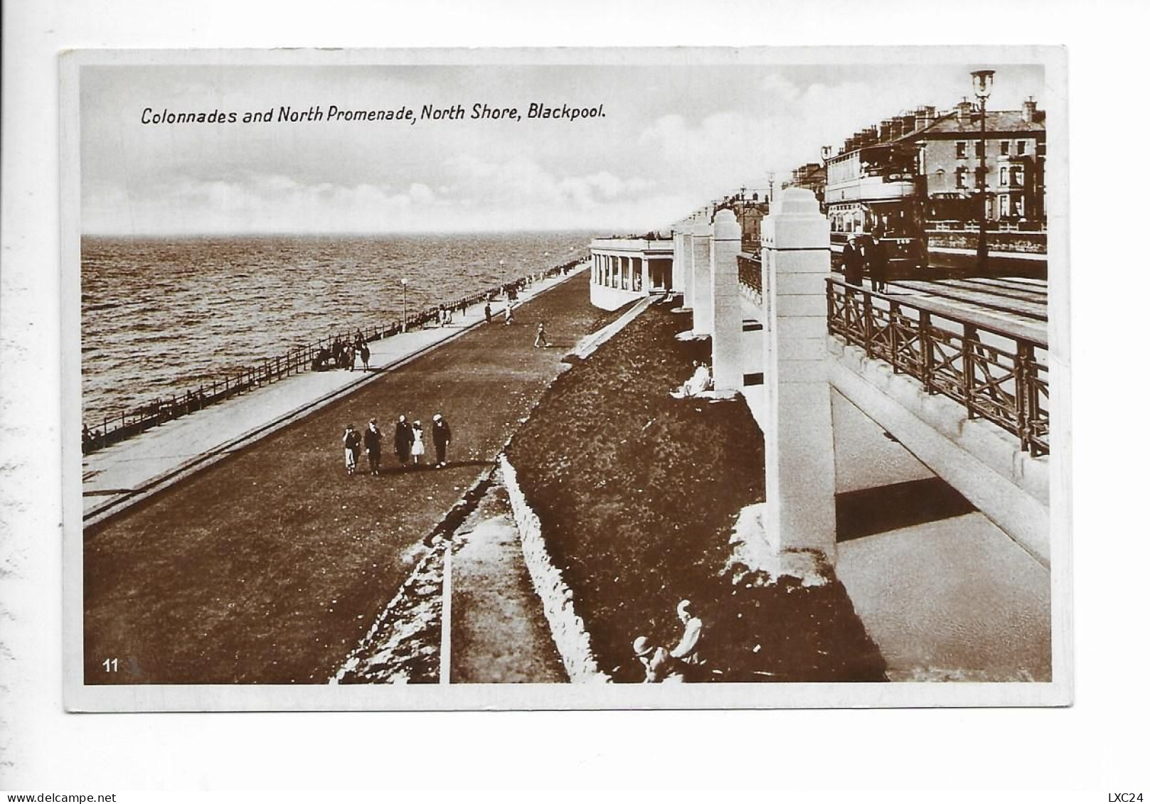 BLACKPOOL. COLONNADES AND NORTH PROMENADE. NORTH SHORE. - Blackpool