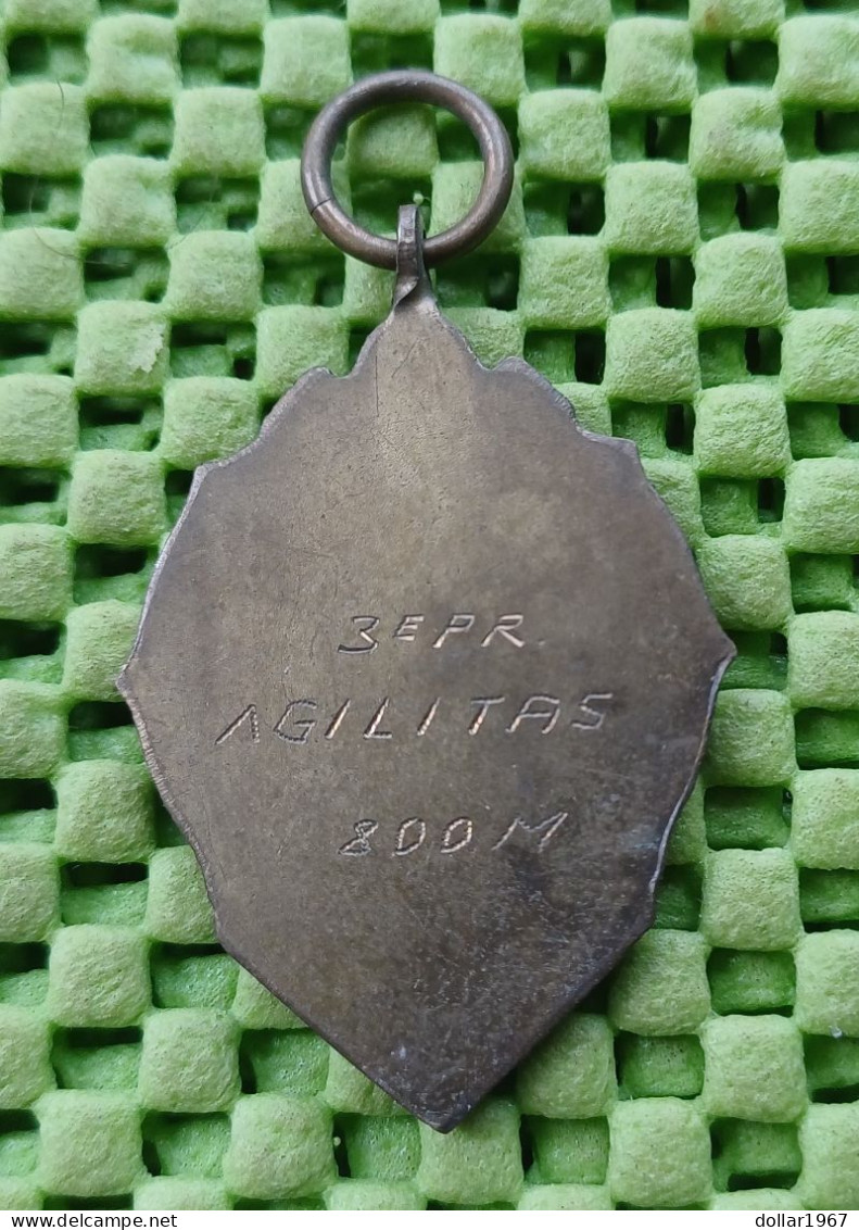 Medaille - 3 E.pr - C.G.V. Agilitas - Bunschoten-Spakenburg  -  Original Foto  !!  Medallion  Dutch - Sonstige & Ohne Zuordnung