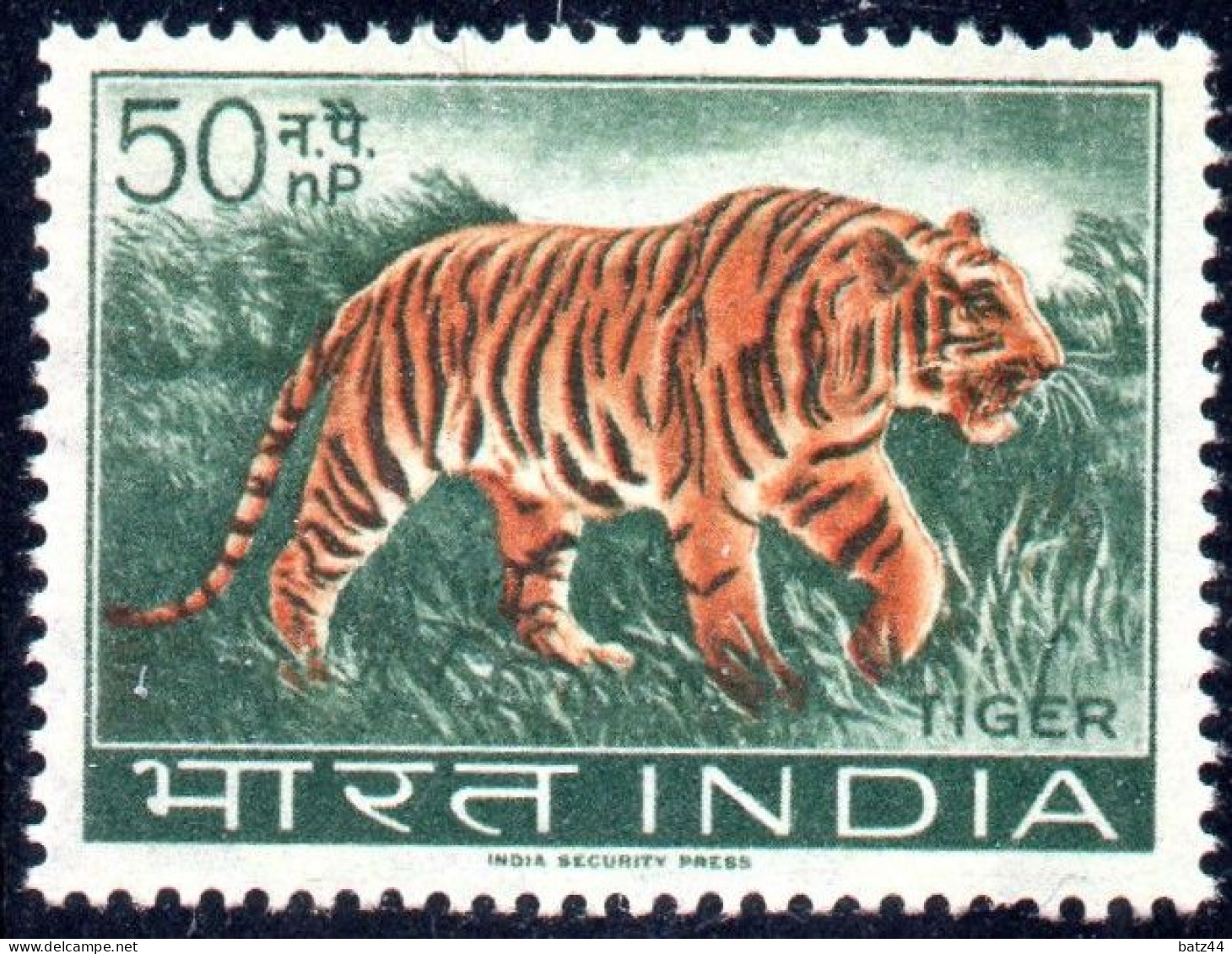 INDE INDIA Timbre Neuf MNH ** Année Year 1962-63 N° YT 151 Mi 361 Tiger - Nuevos