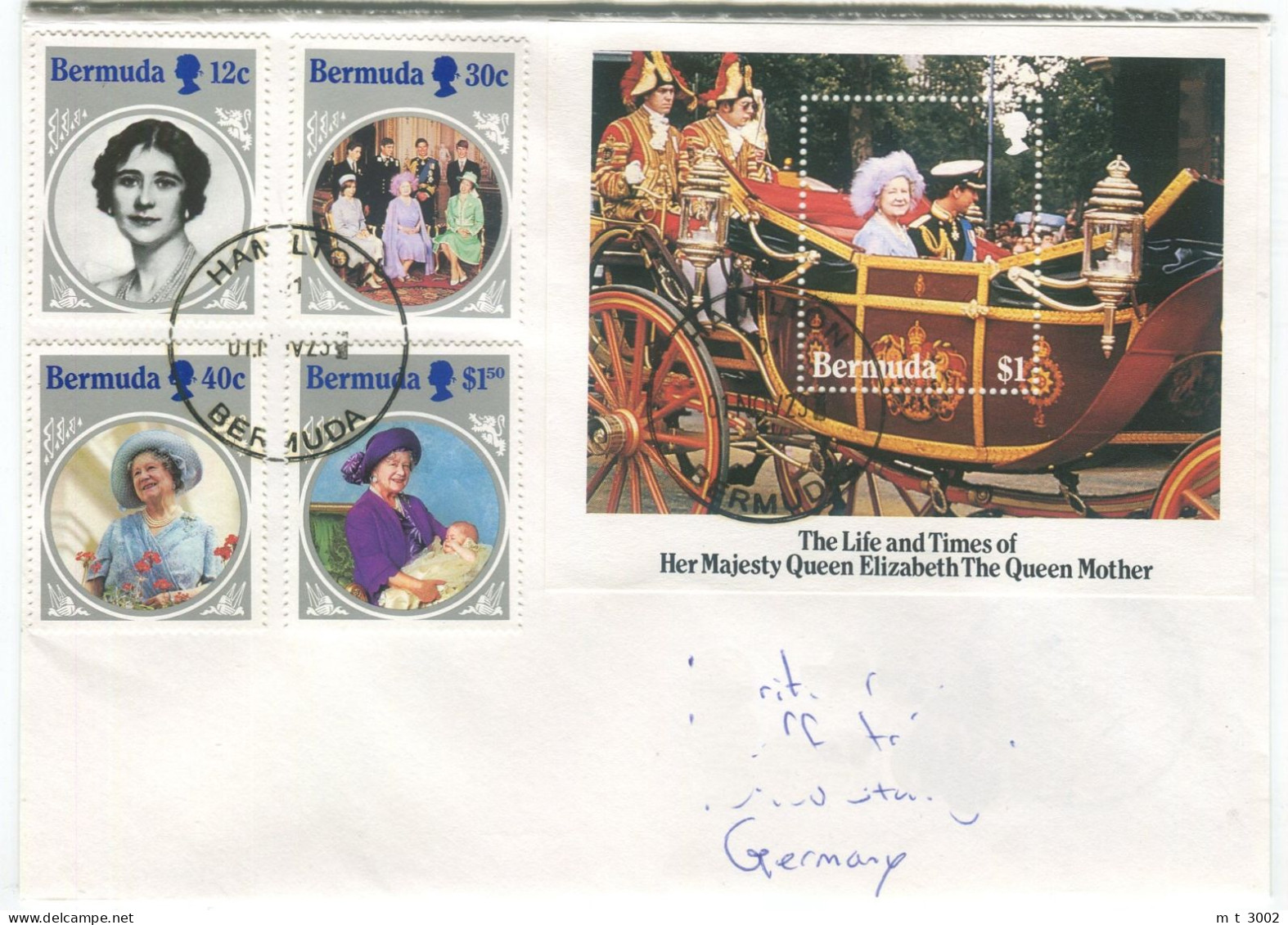 Cover Bermuda 2023 Complete Set Queen Elizabeth - Bermuda