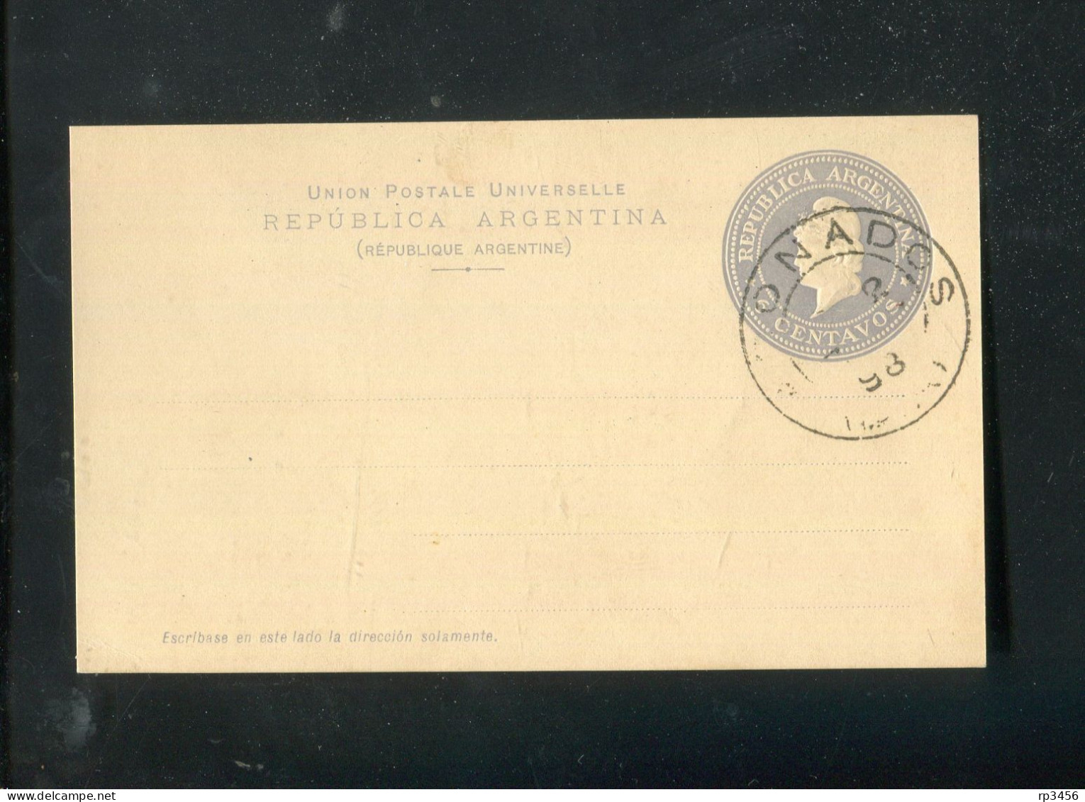 "ARGENTINIEN" 1898, Fruehe Postkarte Gestempelt (80134) - Ganzsachen