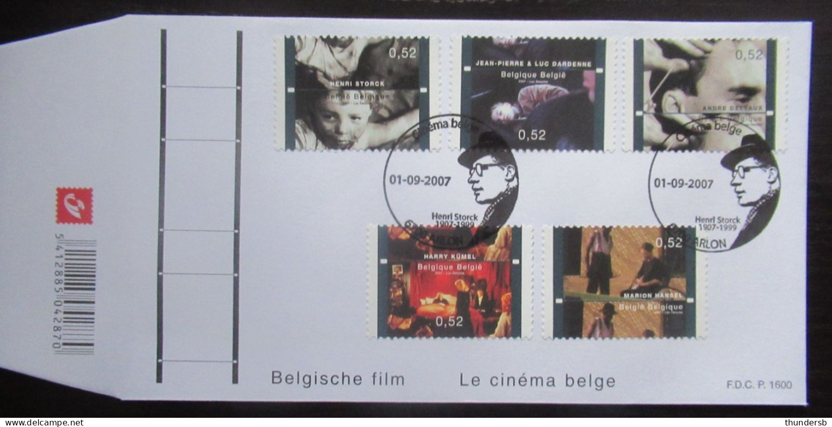 FDC 3678/82 'Belgische Film' - 2001-2010