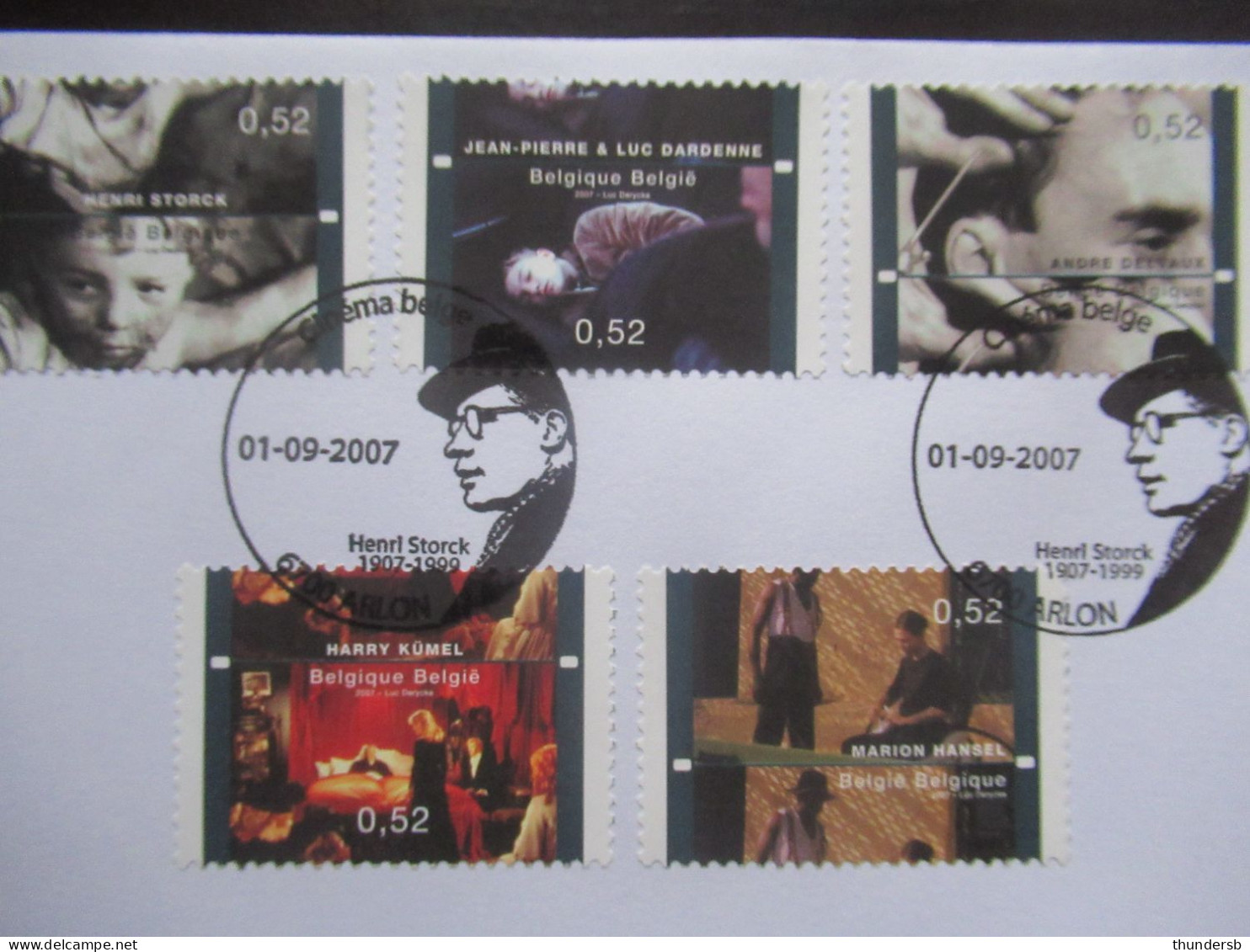 FDC 3678/82 'Belgische Film' - 2001-2010