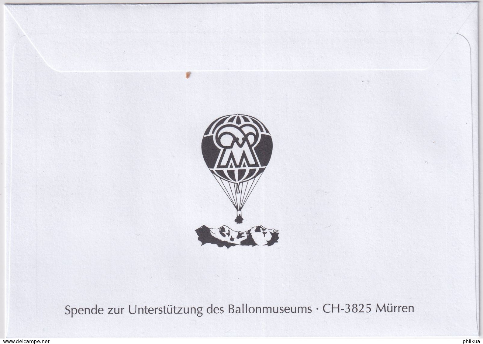 Pro Patria Zumst. 317-320 / Mi. 2249-2252 Auf Ballonpostbrief Gelaufen Ab SCHIERS - Briefe U. Dokumente