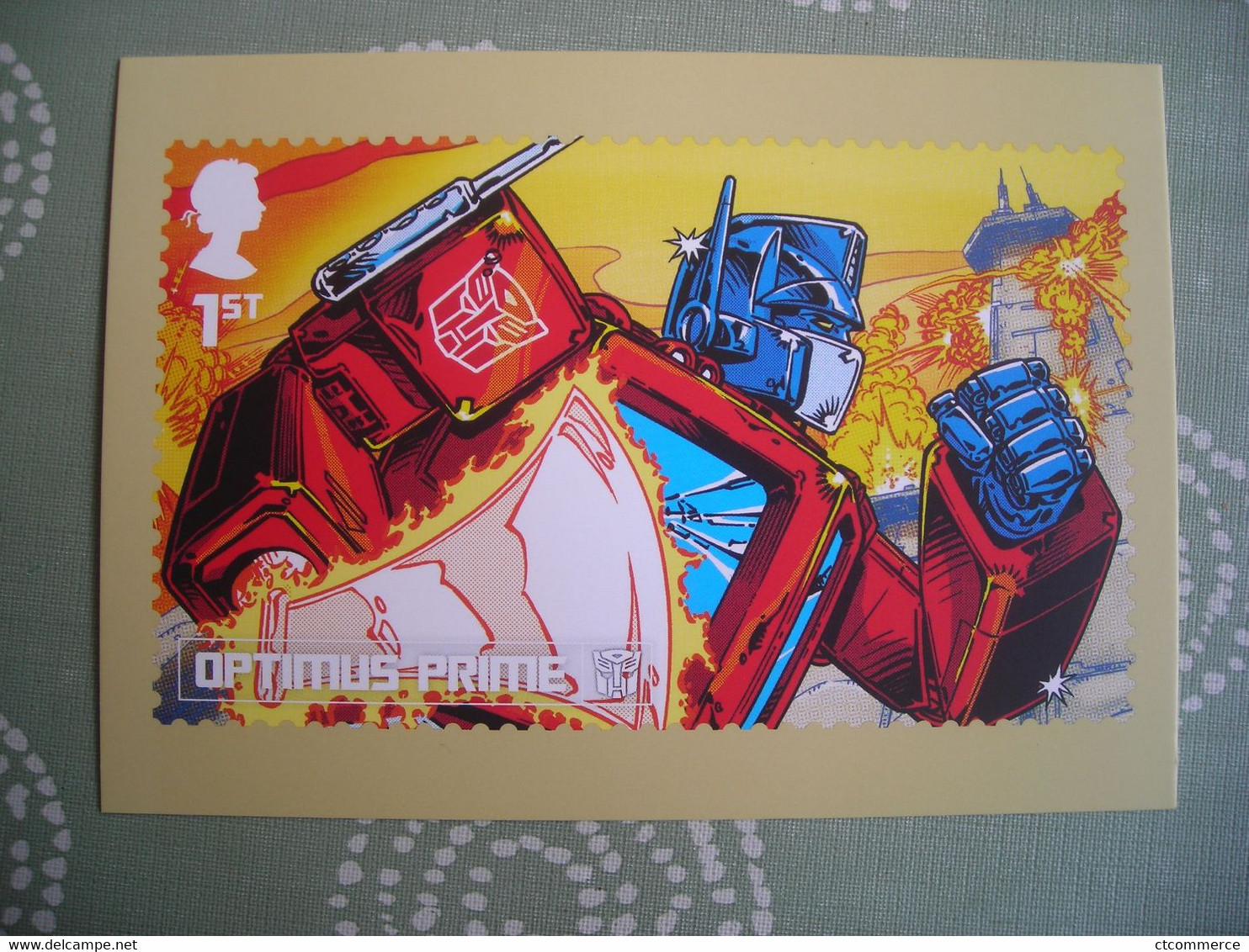 PHQ Transformers, Optimus Prime - Briefmarken (Abbildungen)