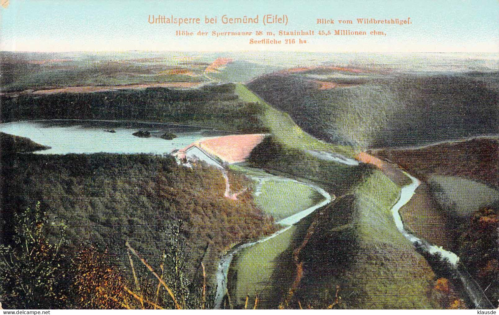 Urftalsperre Bei Gemünd Eifel - Blick Vom Wildbretshügel - Schleiden