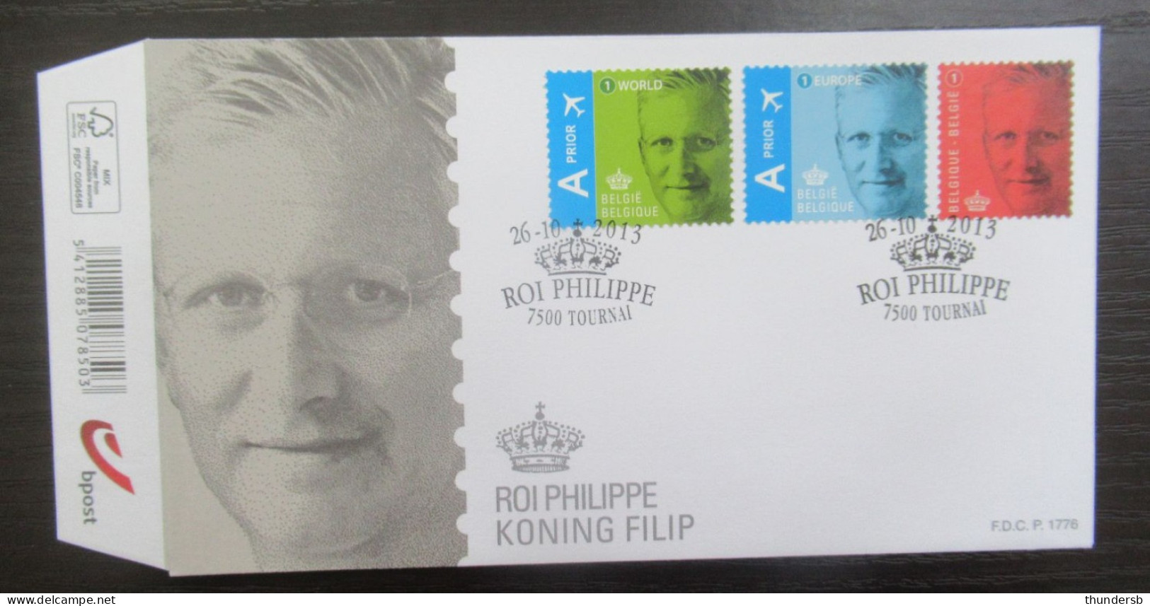 FDC 4369/71 'Koning Filip' - 2011-2014