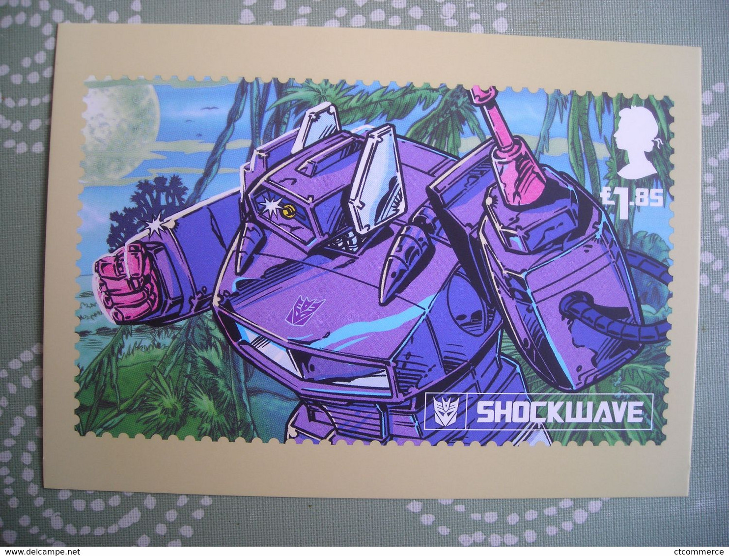 PHQ Transformers, Shockwave - Briefmarken (Abbildungen)