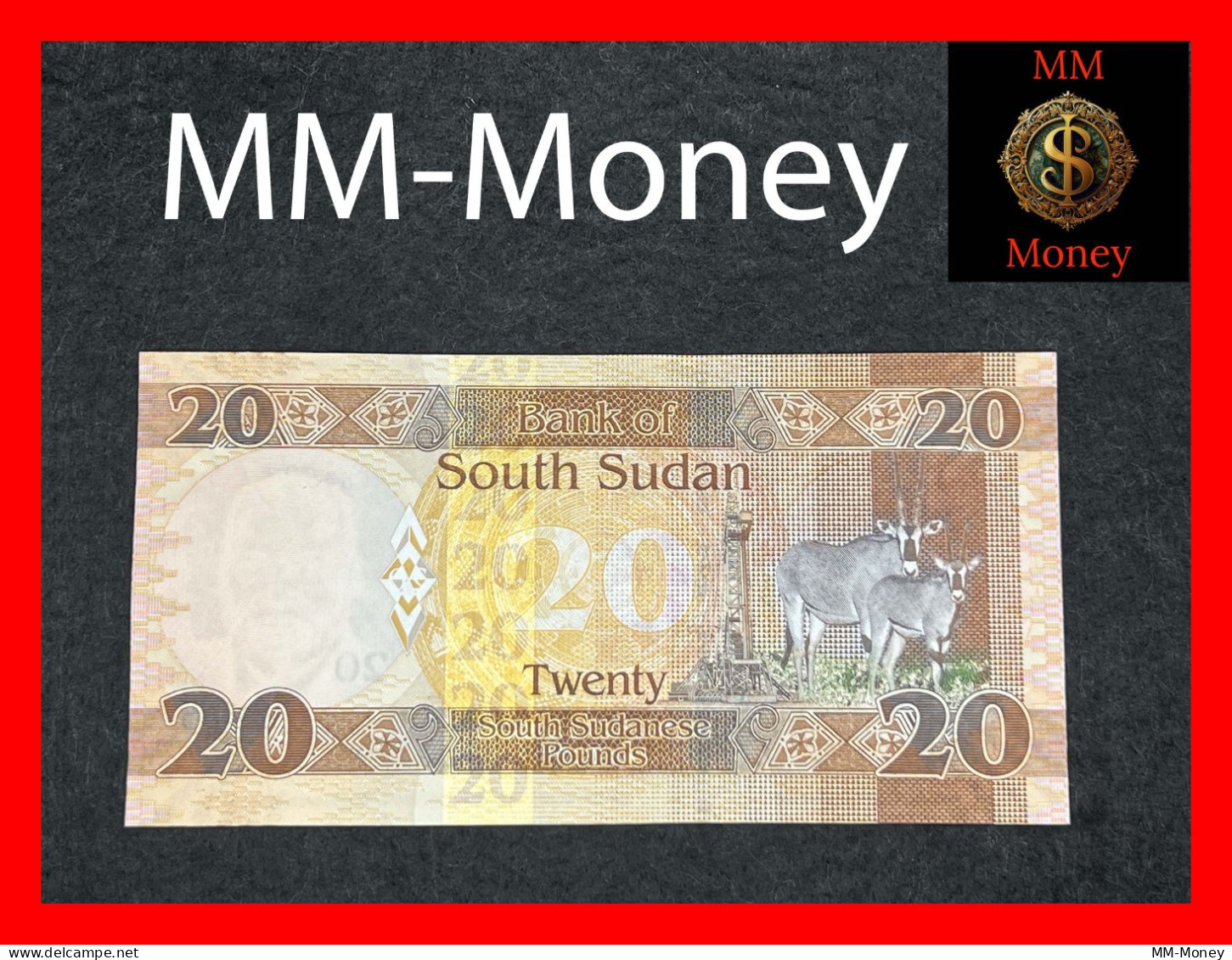 SOUTH SUDAN  20  £  2013  P.  13      UNC - South Sudan