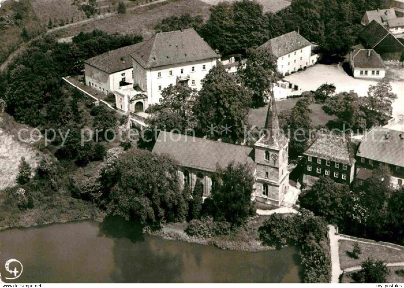 72761899 Lichtenfels Bayern Fliegeraufnahme Schloss Schney Lichtenfels - Lichtenfels