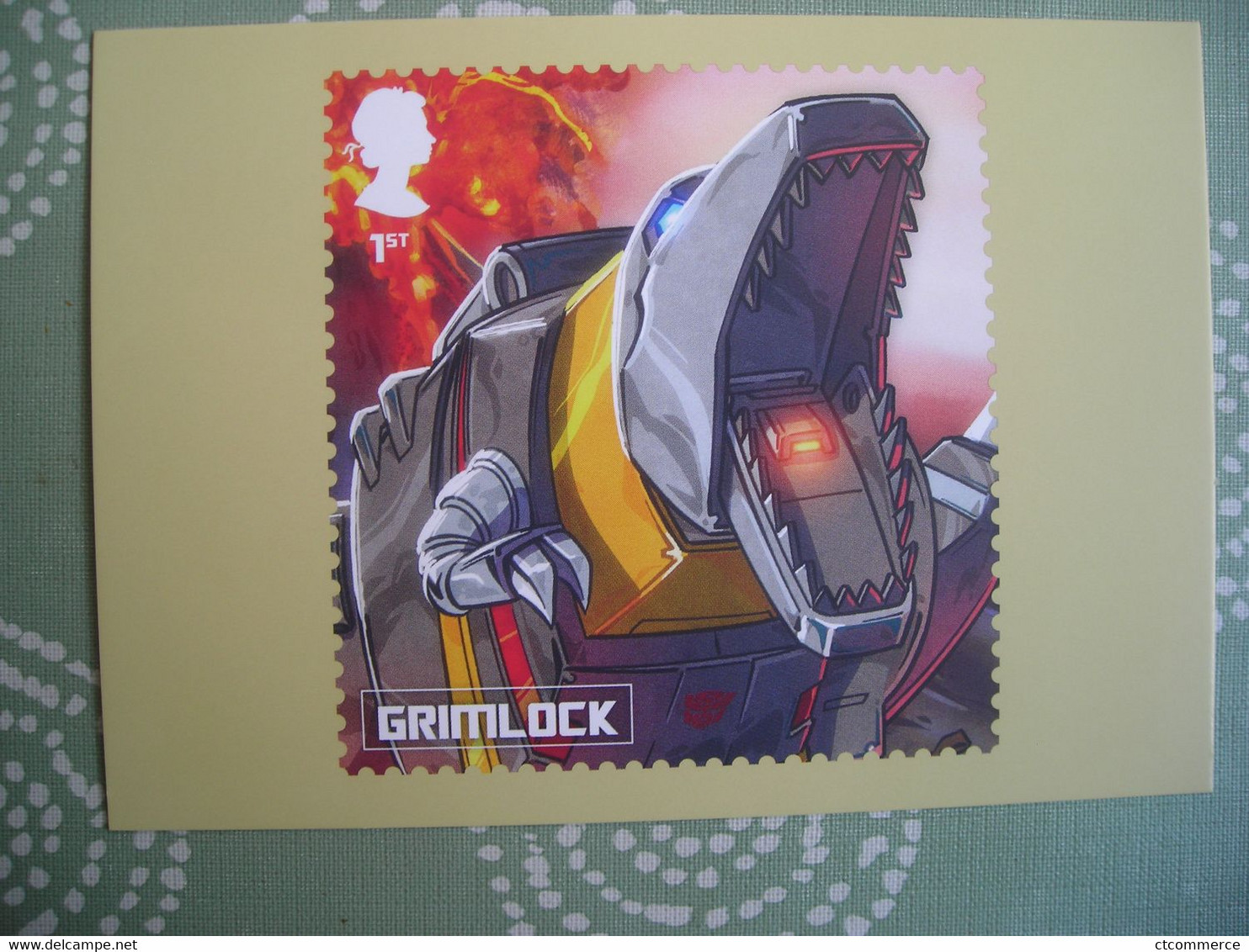 PHQ Transformers, Grimlock - Briefmarken (Abbildungen)