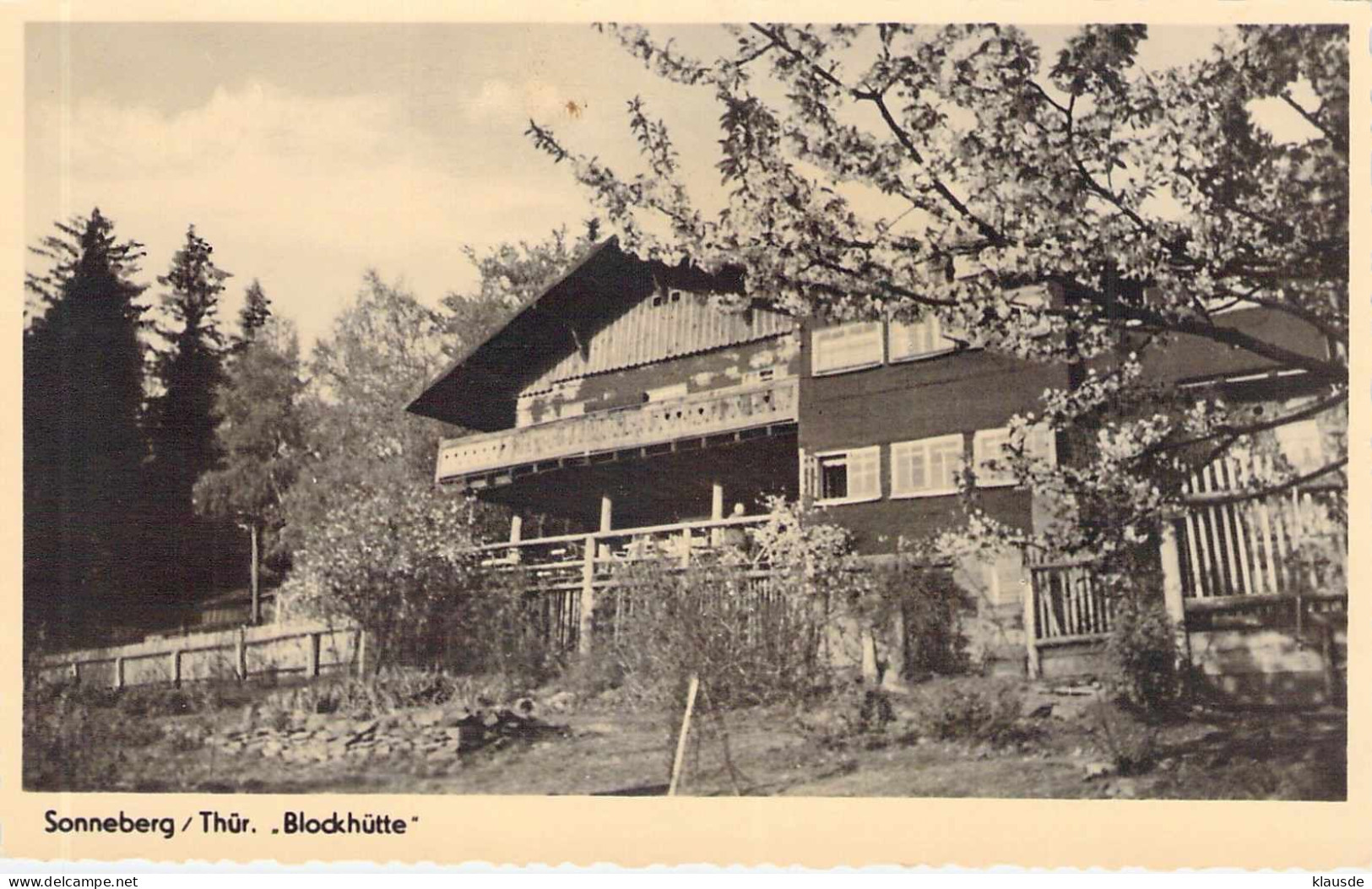 Sonneberg - Blockhütte - Sonneberg