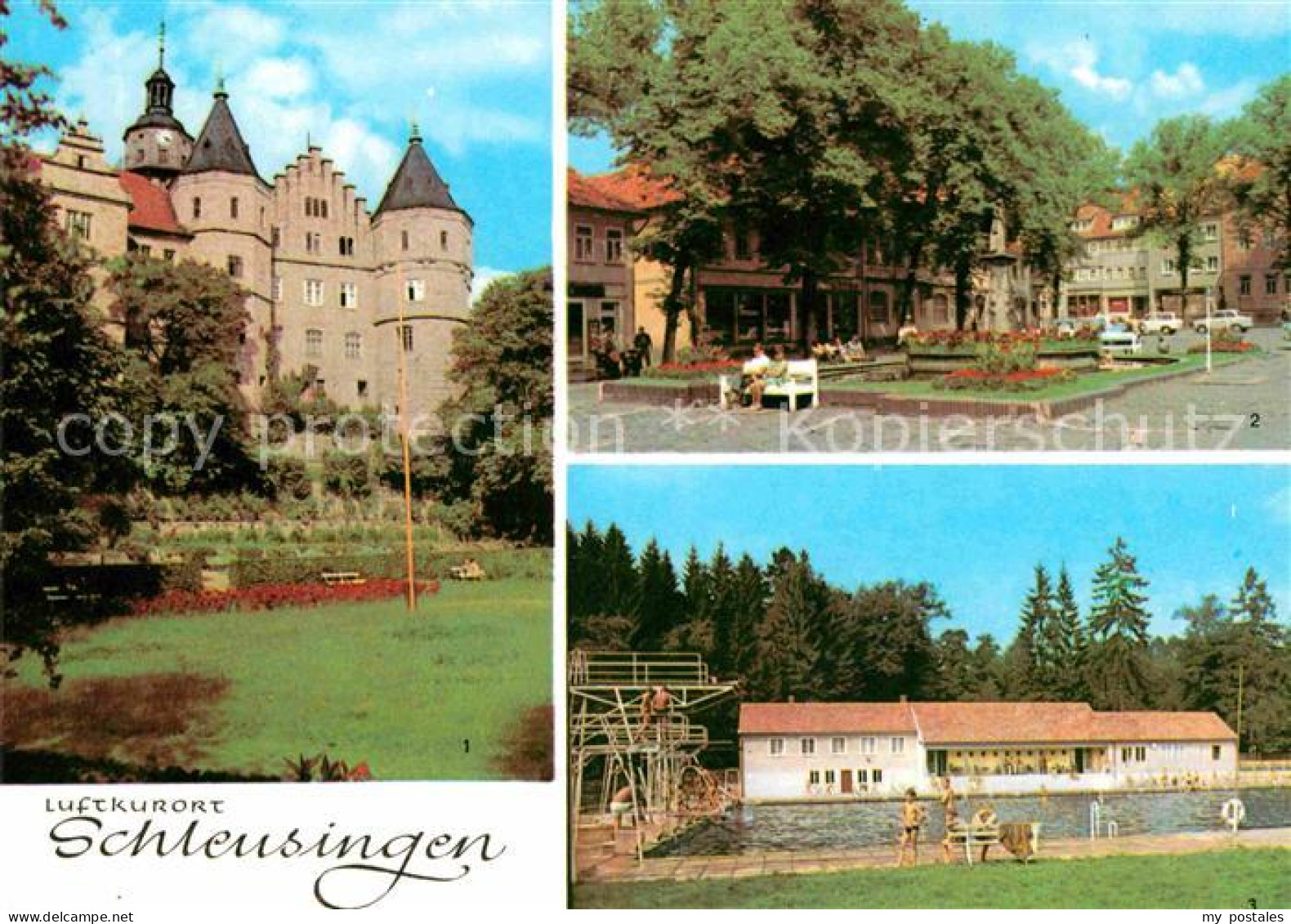 72761226 Schleusingen Schloss Bertholdsburg Markt Schwimmbad Schleusingen - Schleusingen