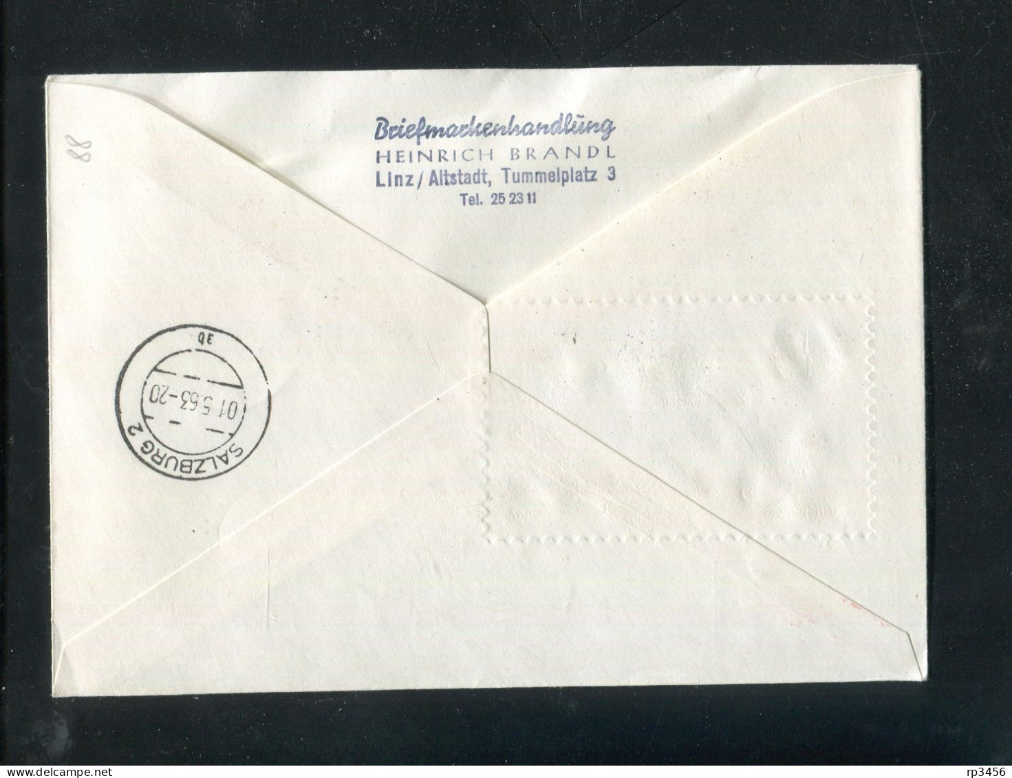 "OESTERREICH" 1963, AUA-Erstflugbrief "Wien-Salzburg" (80144) - Premiers Vols