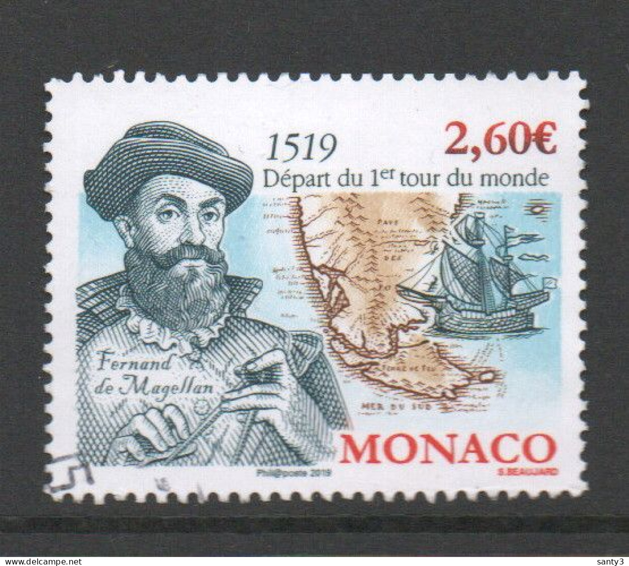 Monaco 2019 Yv 3211   Hoge Waarde, Gestempeld - Used Stamps