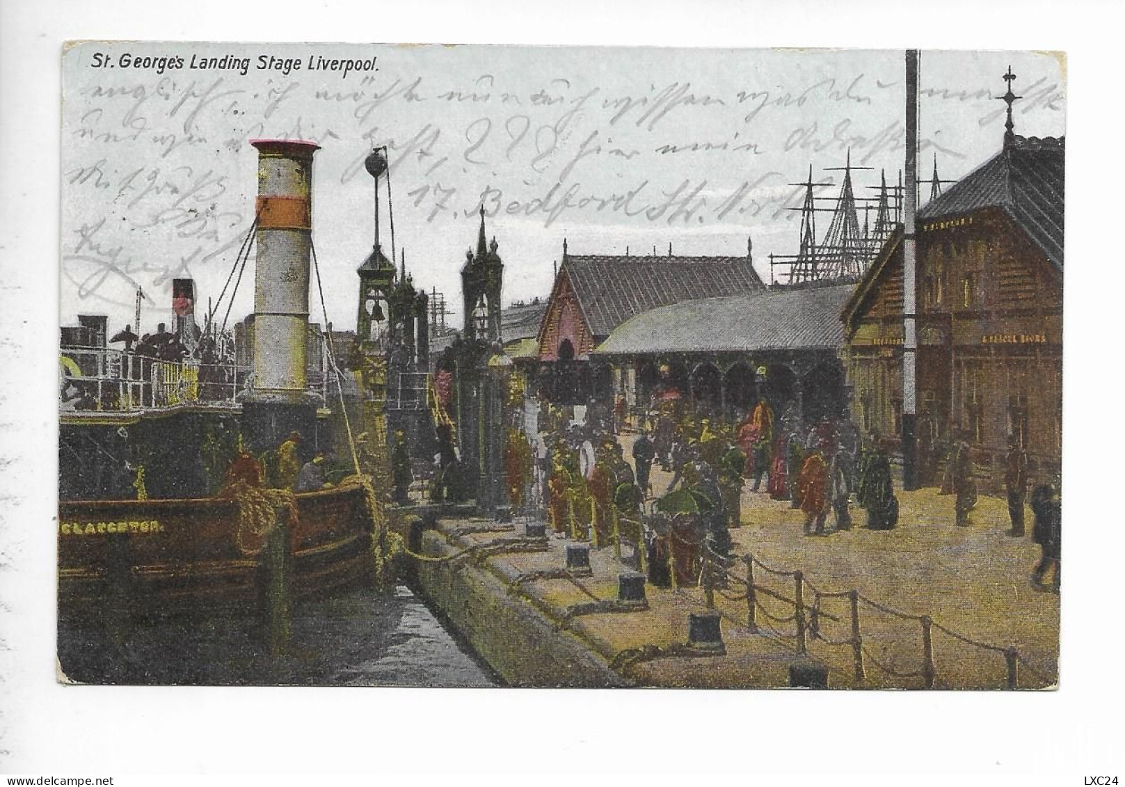 LIVERPOOL. ST. GEORGE'S LANDING STAGE. - Liverpool