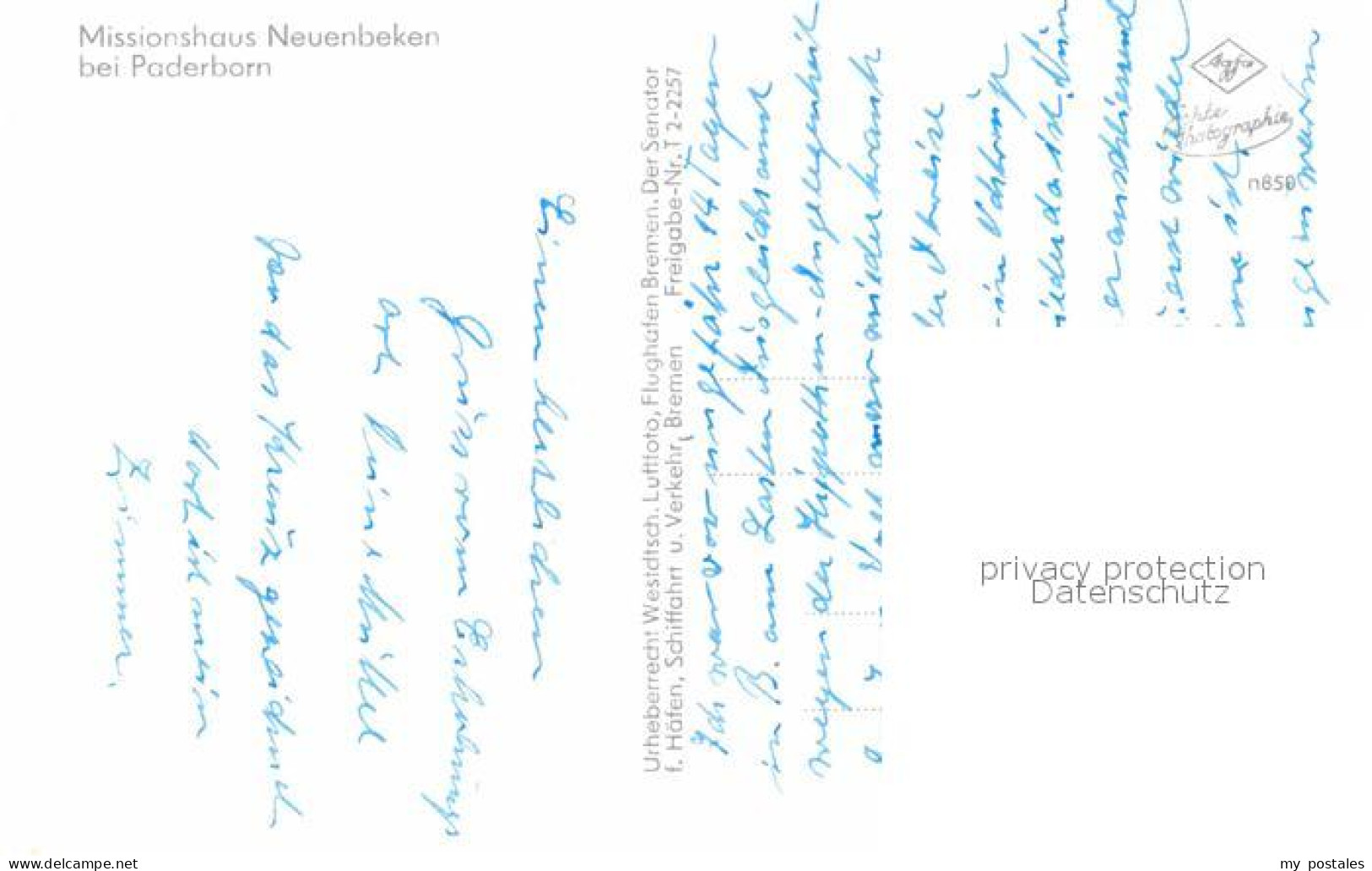 72760464 Neuenbeken Fliegeraufnahme Missionshaus Bei Paderborn Paderborn - Paderborn