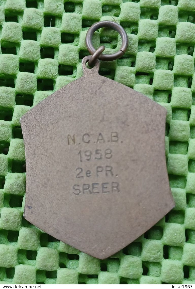 Medaille - N.C.A.B. Groningen 1958 - 2e. Pr. Speer  -  Original Foto  !!  Medallion  Dutch - Sonstige & Ohne Zuordnung