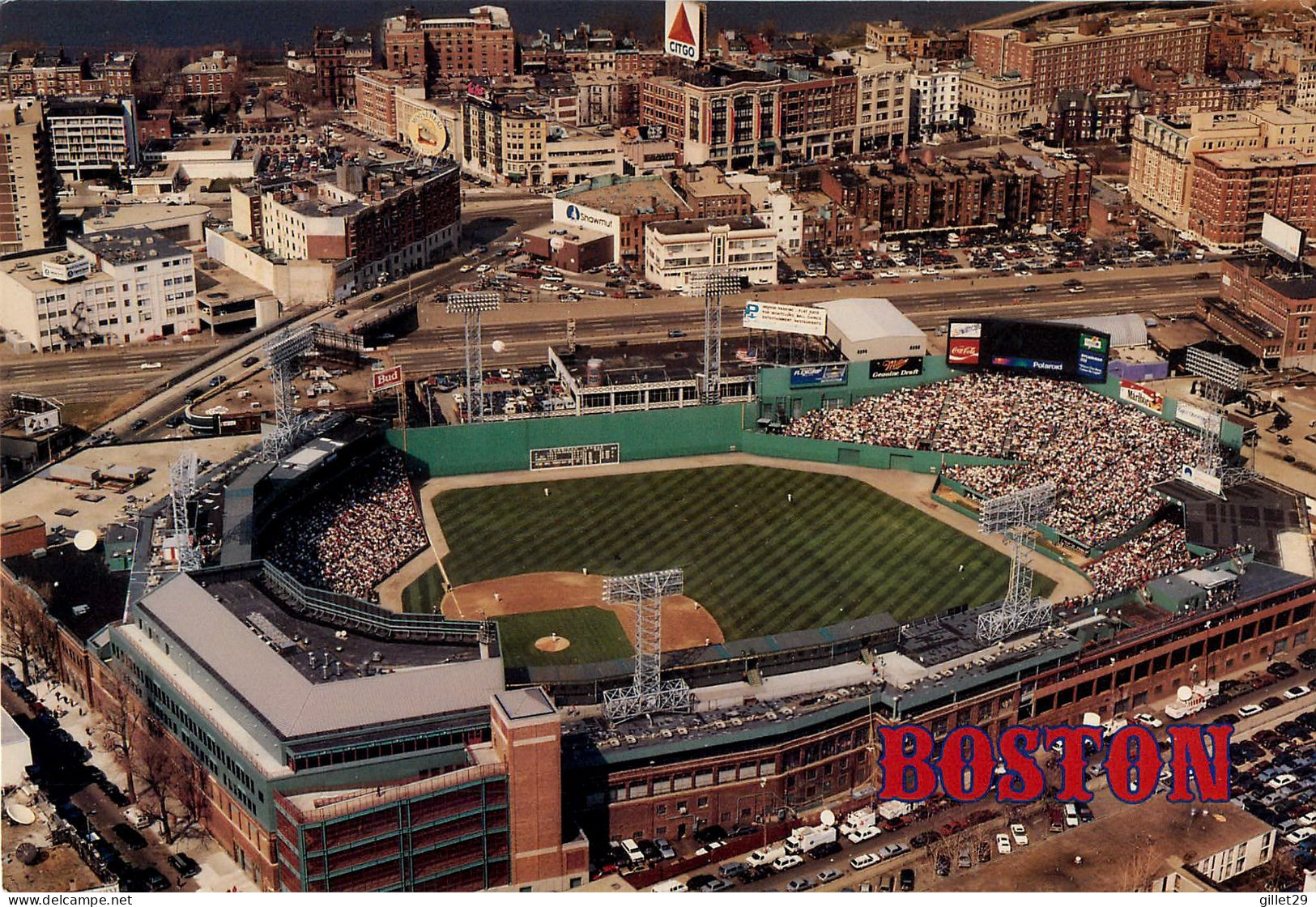 BOSTON, MA - OPENING DAY FOR THE BOSTON RED SOX AT FENWAY PARK - BASEBALL - DIMENSION 12 X 17 Cm - - Boston