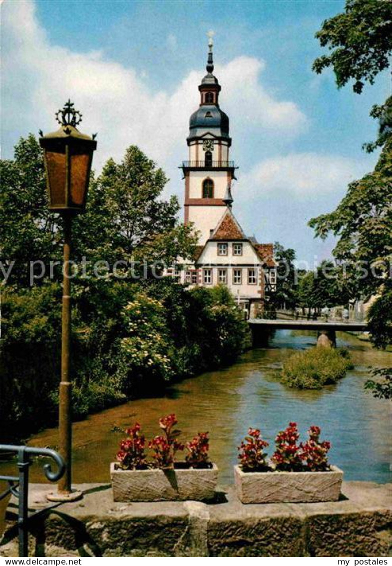 72759452 Erbach Odenwald An Der Muemling Rathaus Ev. Stadtkirche Luftkurort Erba - Erbach