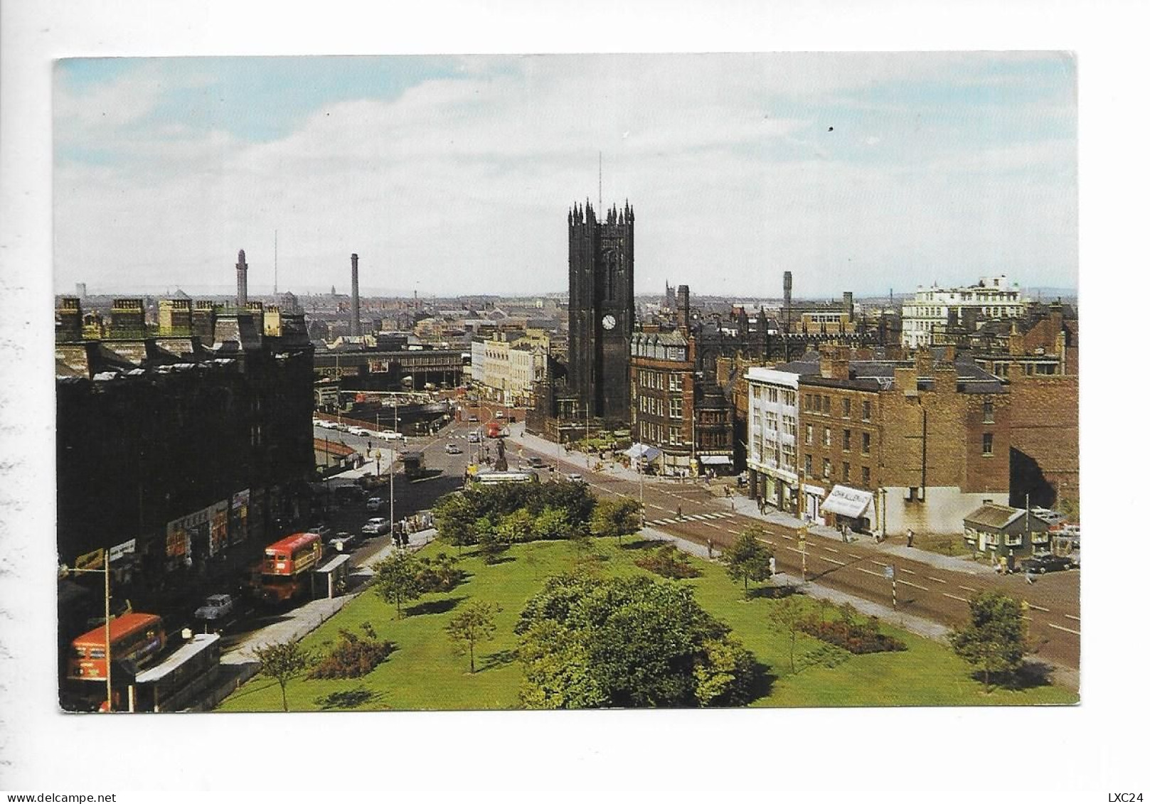 MANCHESTER. DEANSGATE AND THE CATHEDRAL. - Manchester