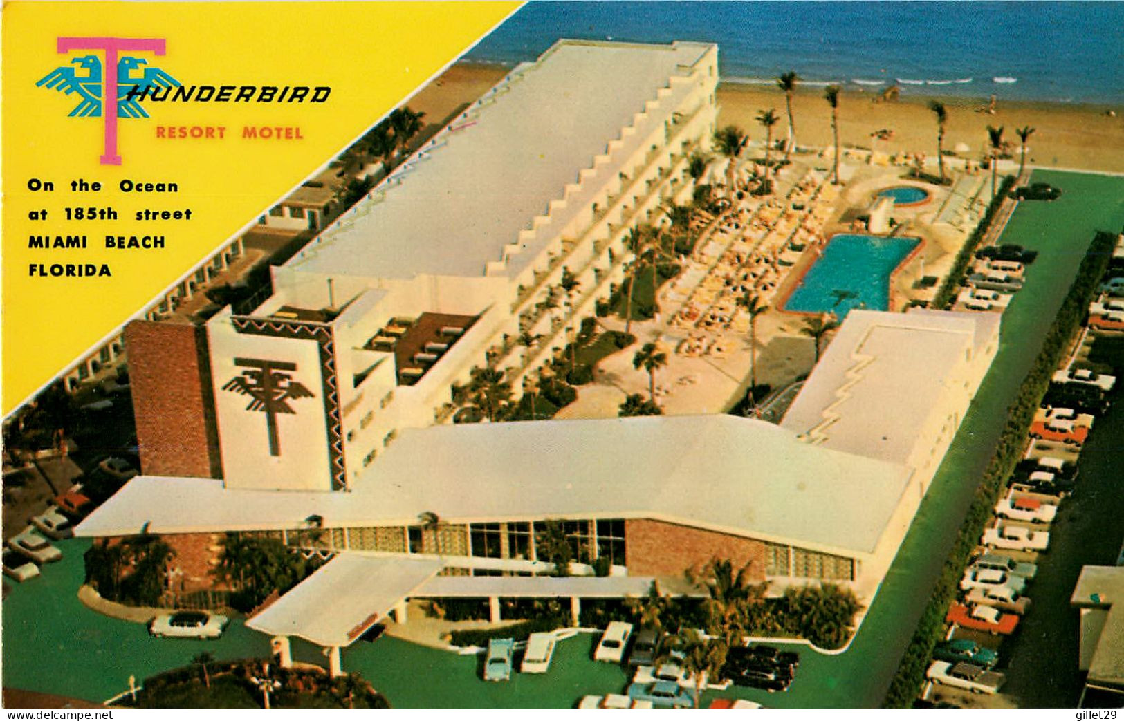 MIAMI BEACH, FL - THUNDERBIRD RESORT MOTEL - - Miami Beach