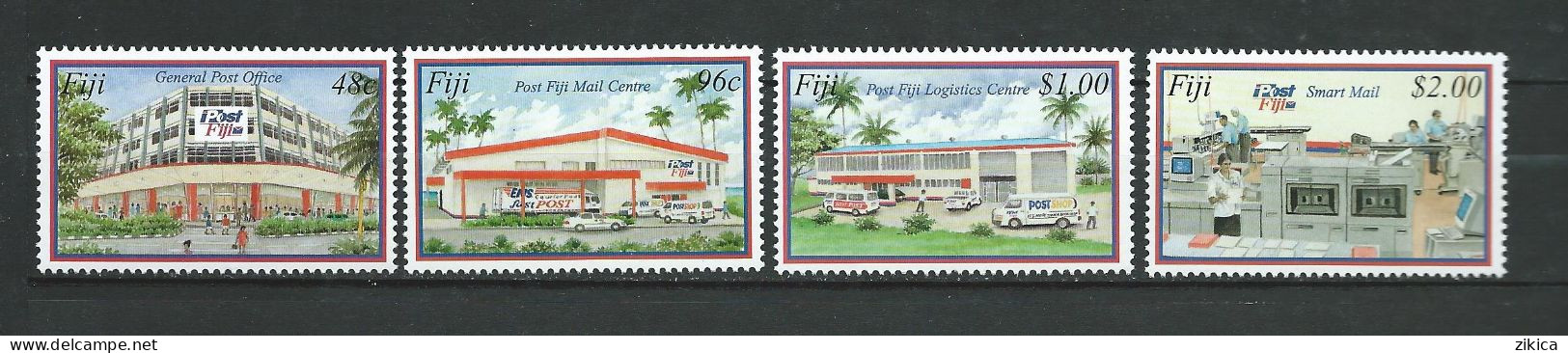 Fiji - 2003 Opening Of New Mail Centre. Buildings, MNH** - Fiji (1970-...)