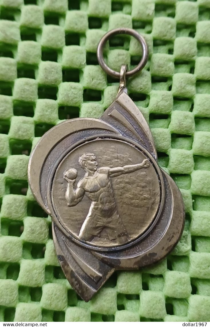 Medaille -  Kogelstoten 2e.pr. Utrecht -  Original Foto  !!  Medallion  Dutch - Sonstige & Ohne Zuordnung