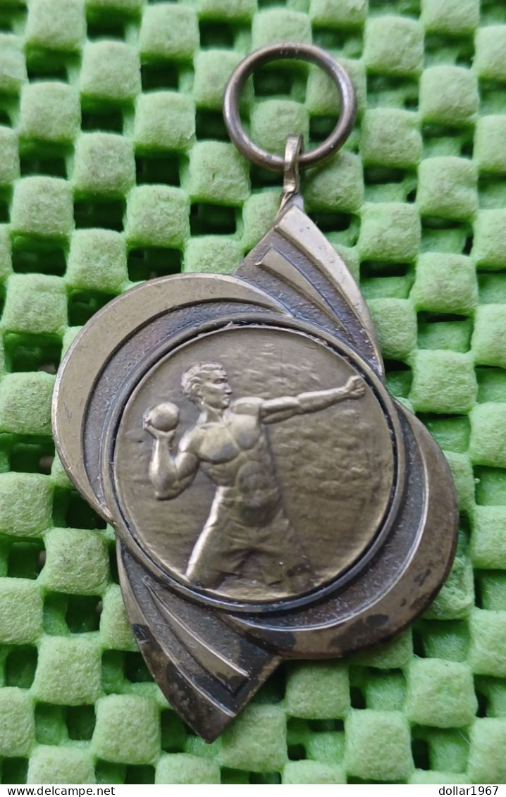 Medaille -  Kogelstoten 2e.pr. Utrecht -  Original Foto  !!  Medallion  Dutch - Other & Unclassified