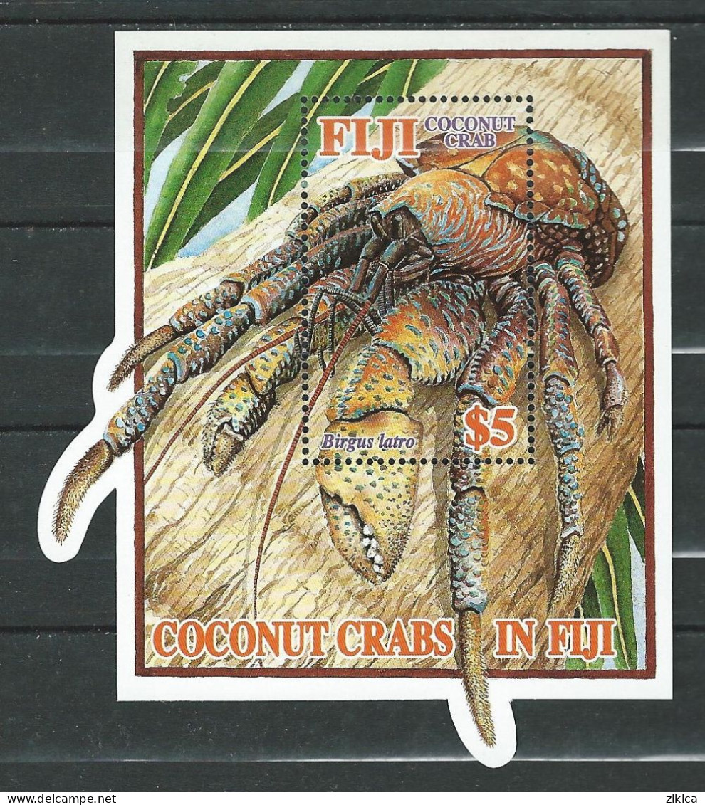 Fiji - 2004 Coconut Crab M/S  MNH** - Fiji (1970-...)