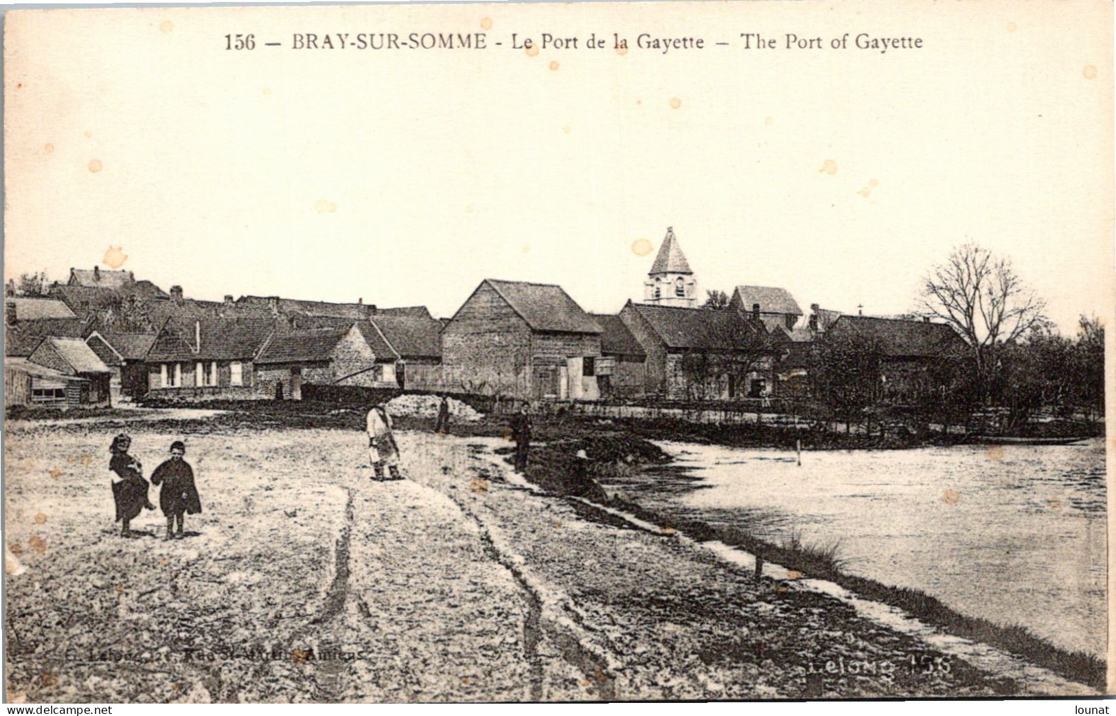 80 BRAY Sur Somme - Le Port De La Gayette - Bray Sur Somme