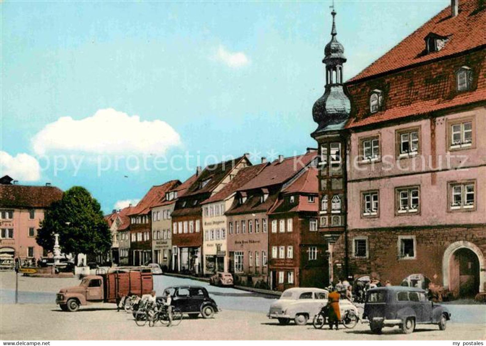 72756161 Koenigshofen Bad Im Gragfeld Marktplatz Rathaus Koenigshofen Bad - Bad Königshofen