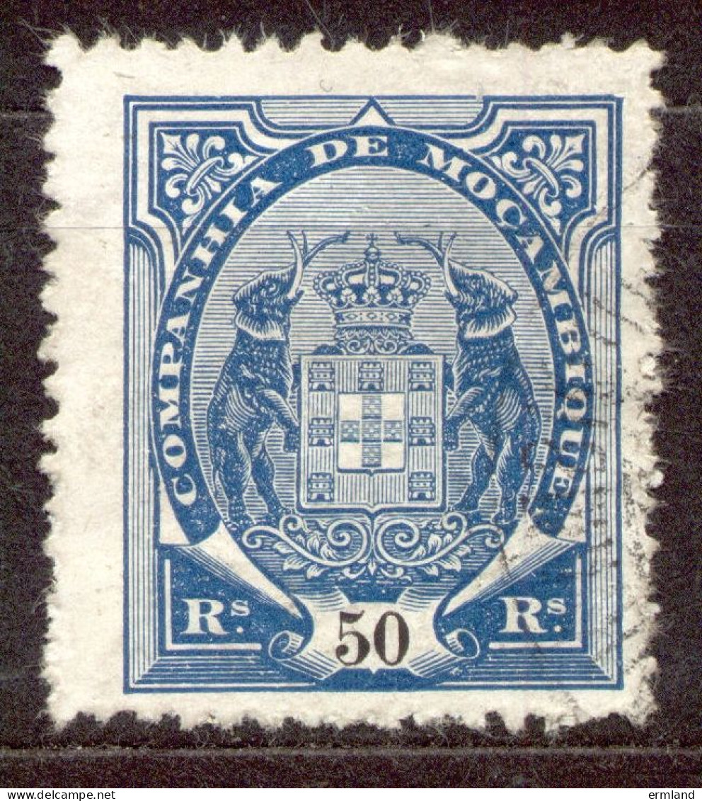 Companhia De Mocambique Mosambik 1895 - Michel Nr. 17 B O - Mozambique