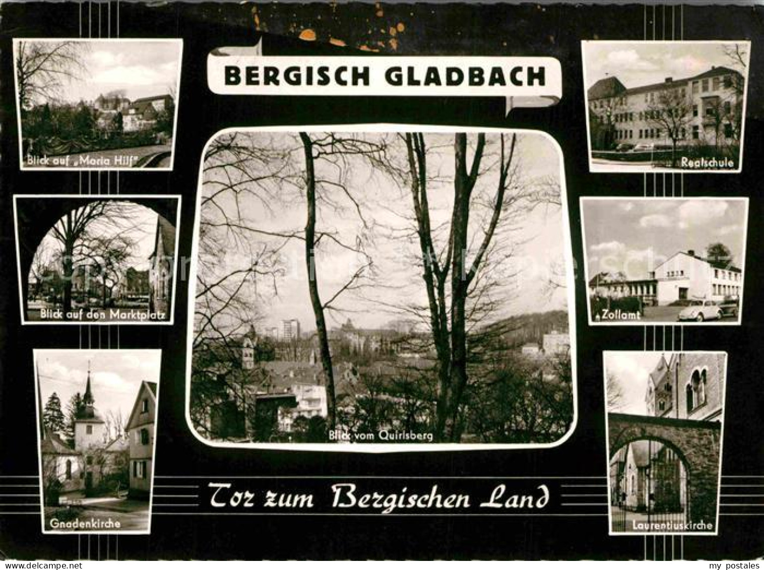 72755344 Bergisch Gladbach Maria Hilf Marktplatz Gnadenkirche Realschule Zollamt - Bergisch Gladbach