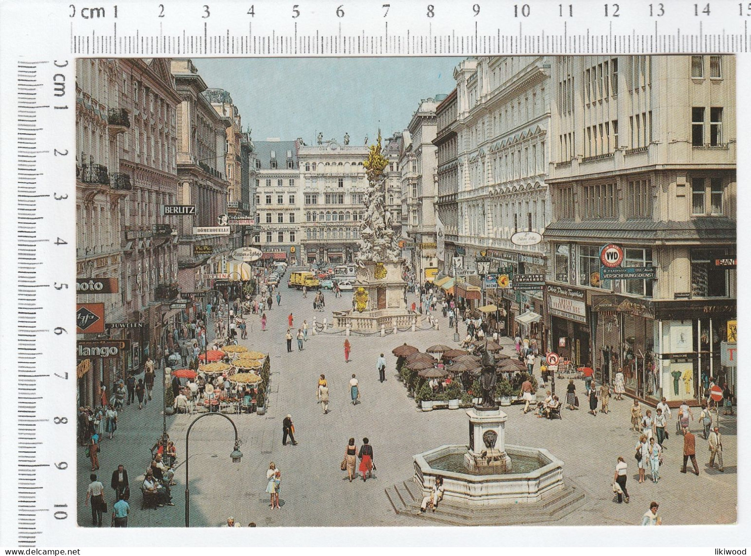 Wien, Vienna - Graben With Pestilence Column - Vienna Center