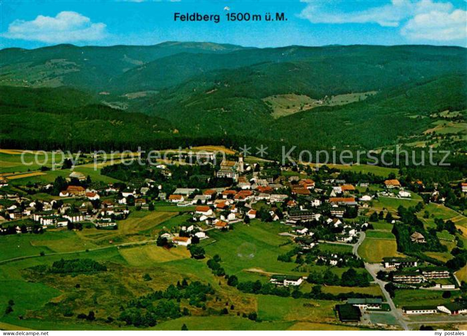 72754442 Hoechenschwand Fliegeraufnahme Mit Feldberg Hoechenschwand - Hoechenschwand
