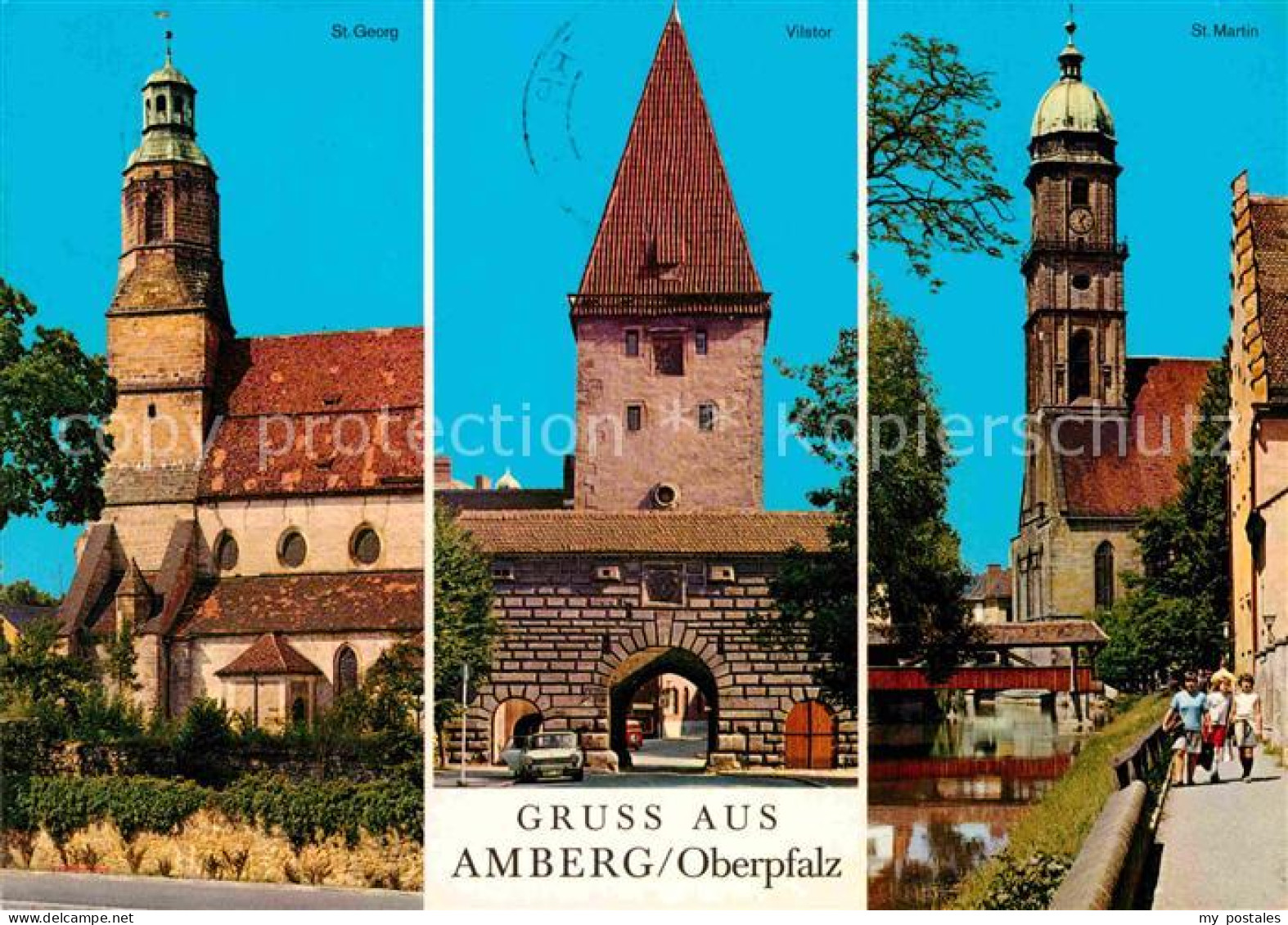 72707279 Amberg Oberpfalz St Georg Vilstor St Martin Amberg - Amberg