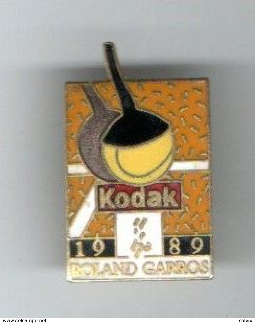 PIN'S KODAK 1989 ROLAND GARROS - Fotografie