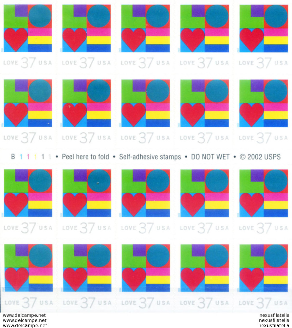 "Love" 2002. - Blocks & Sheetlets