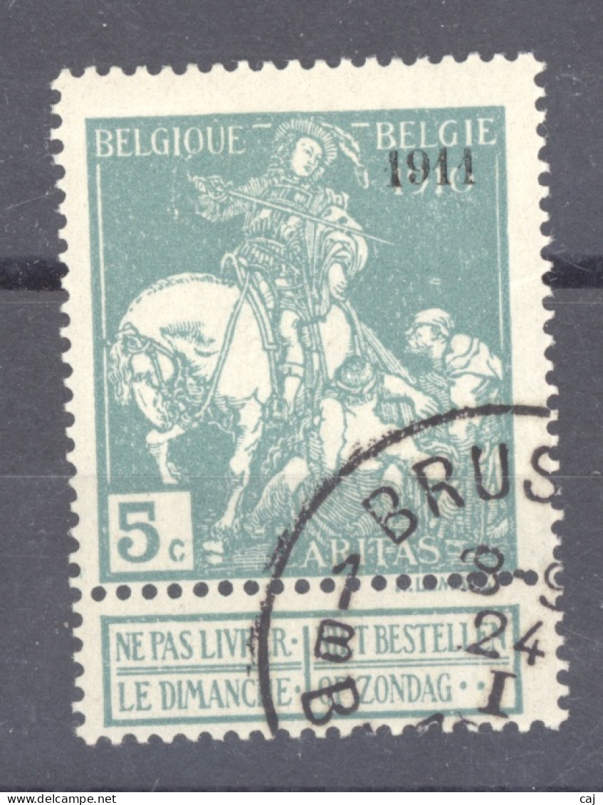 BE 0316  -  Belgique  :  COB 97  (o) - 1910-1911 Caritas