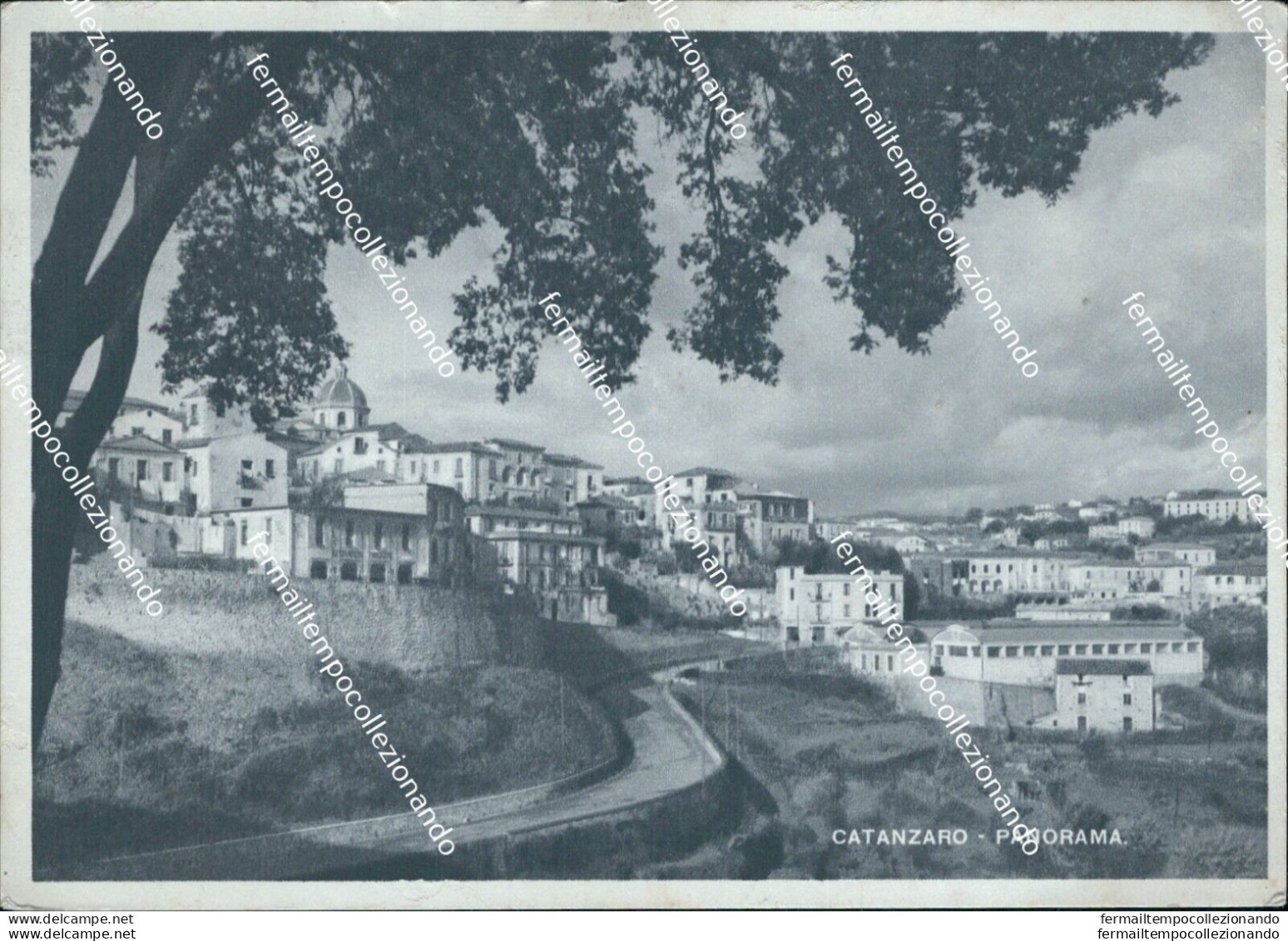 Ci485 Cartolina Catanzaro Citta'  Rione Milano 1941 - Catanzaro