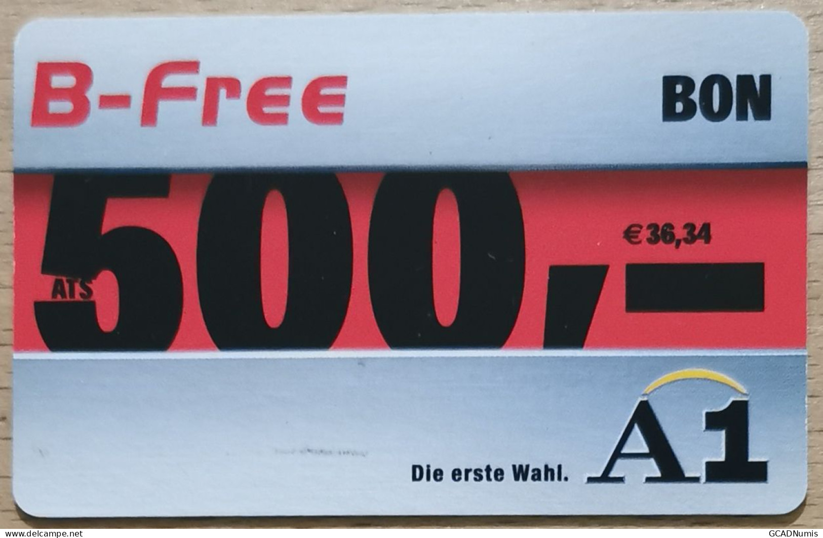 Carte De Recharge - B-Free ATS 500 - Autriche - Télécarte ~1 - Autriche