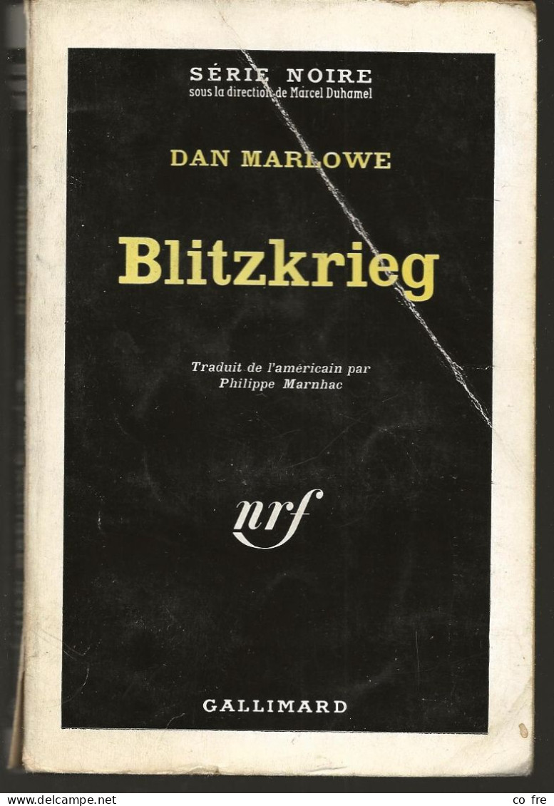 SÉRIE NOIRE N°766 "Blitzkrieg" Dan Marlowe 1ère édition Française 1963 (voir Description) - Série Noire