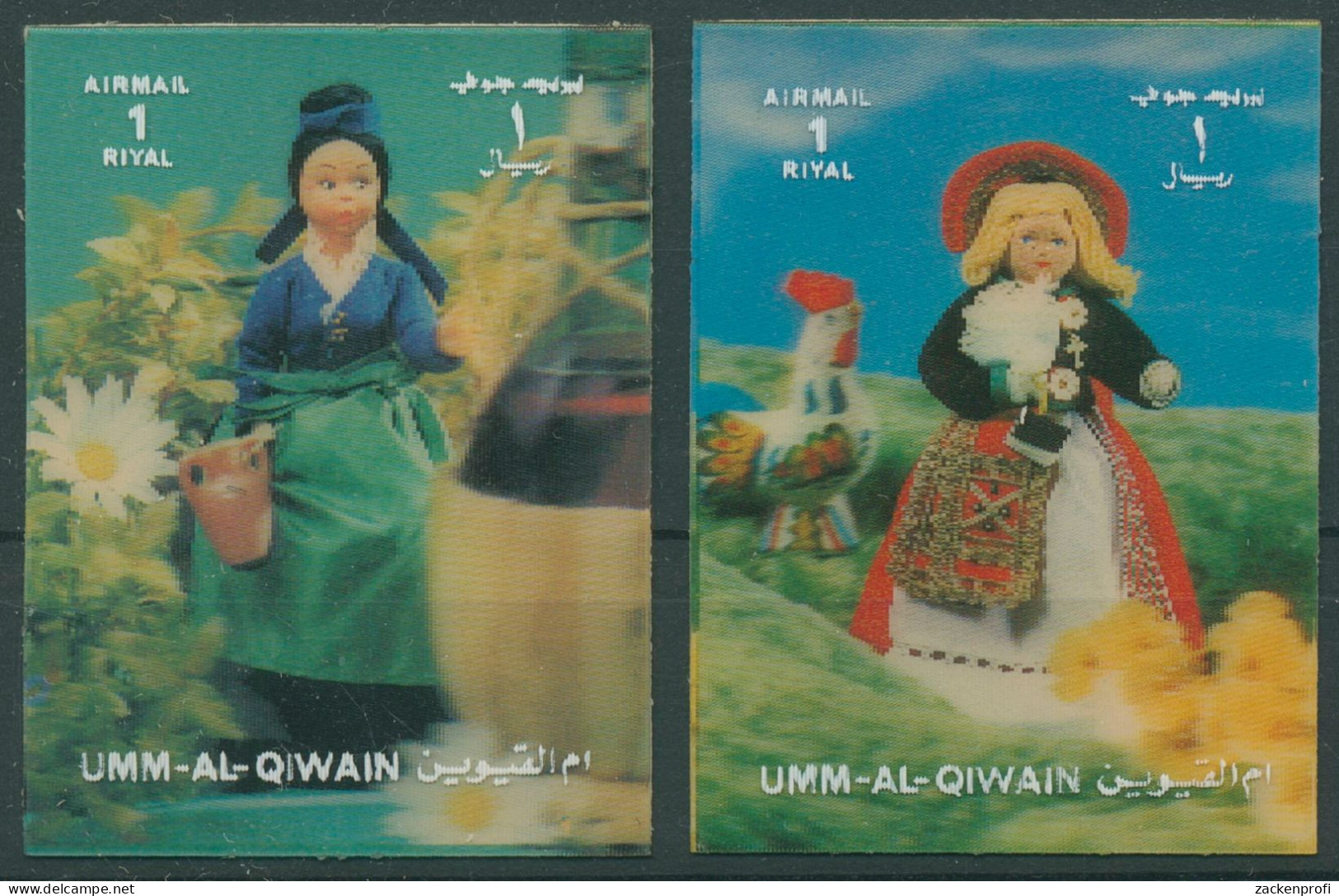 Umm-Al-Qaiwain 1972 Trachten 1651/52 Postfrisch - Umm Al-Qiwain