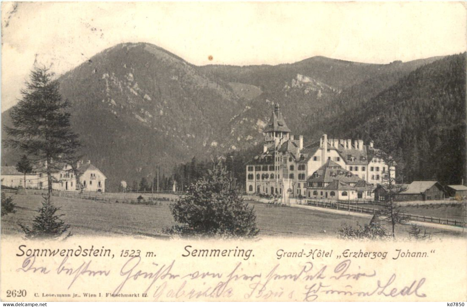 Semmering - Grand Hotel Erzherzog Johann - Neunkirchen
