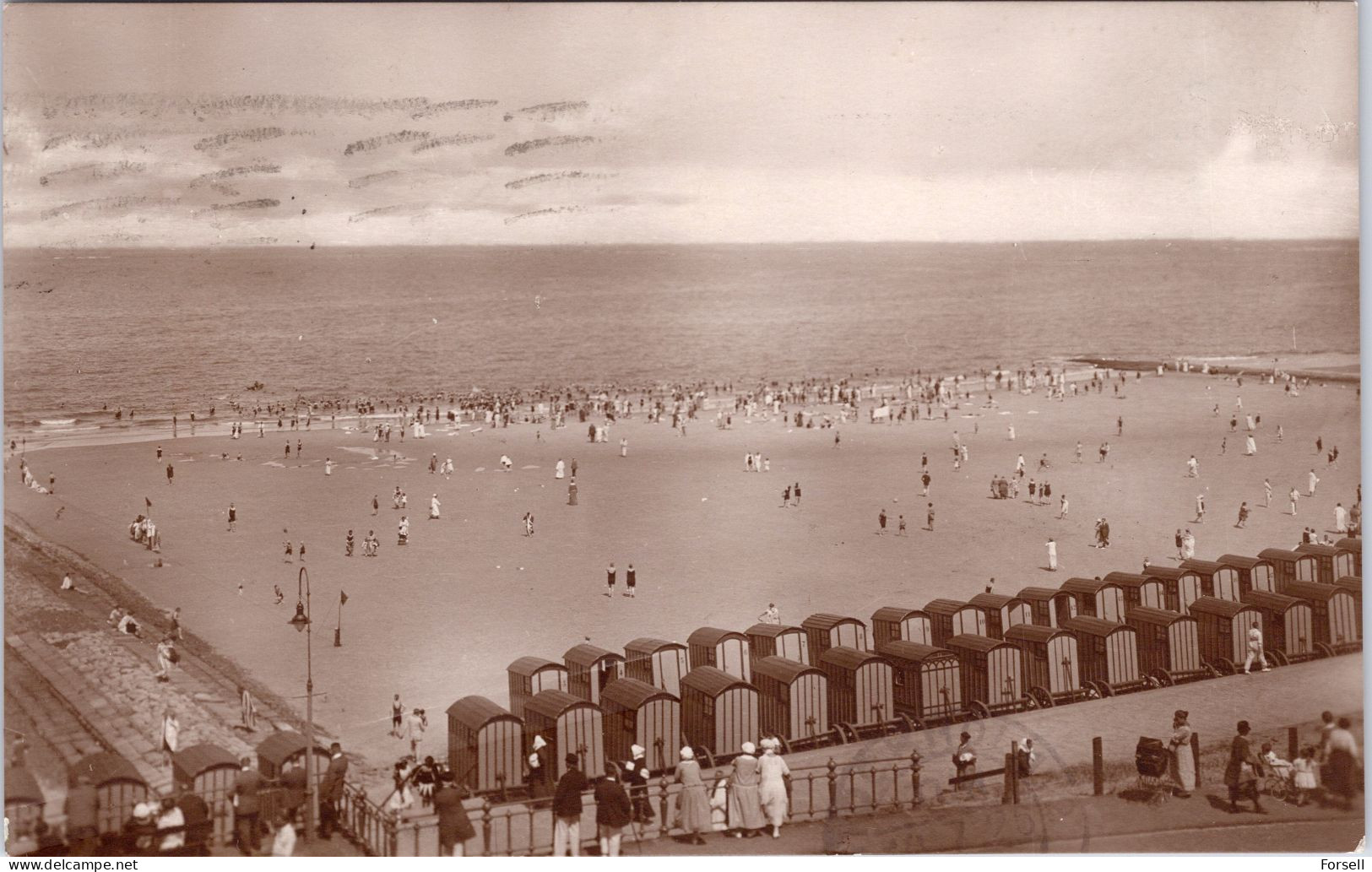 Nordseebad Norderney , Strandleben (Stempel: 1925 , Nach Schweden) - Norderney