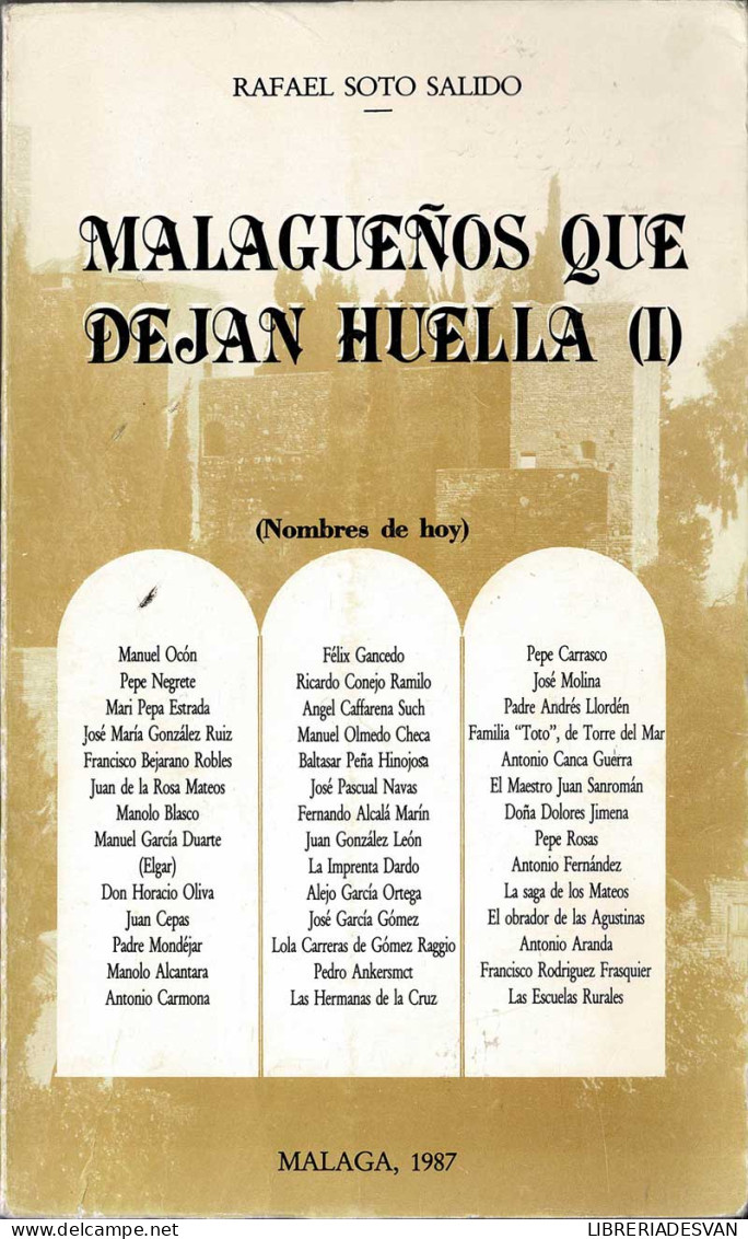 Malagueños Que Dejan Huella (I) - Rafael Soto Salido - Biografías