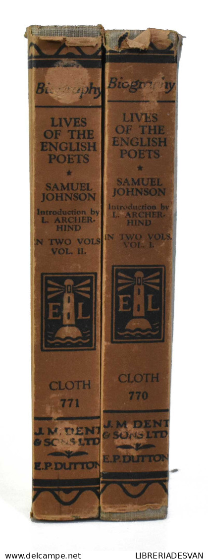 Lives Of The English Poets. 2 Vols. - Samuel Johnson - Biografieën