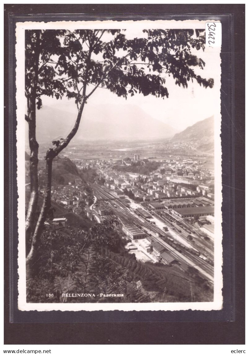 FORMAT 10x15cm - BELLINZONA - STAZIONE - TRAIN - BAHN - TB - Bellinzone