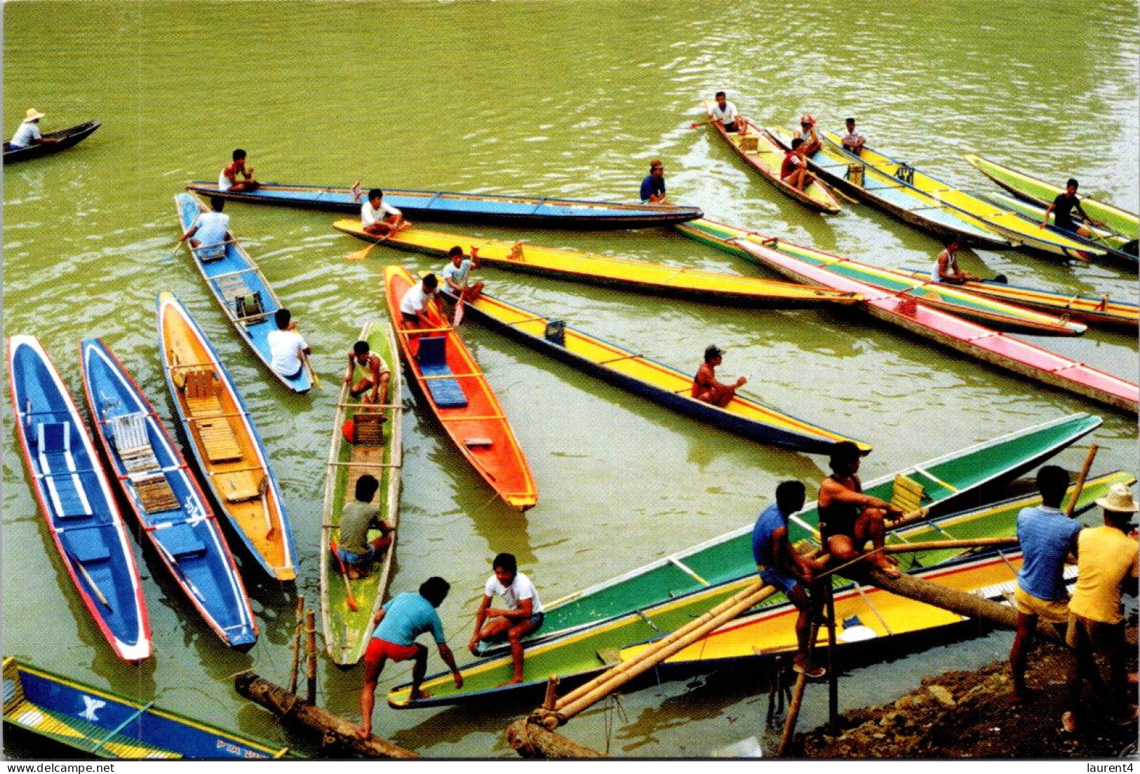 27-2-2024 (1 Y 25) Philippines Taxi Boats - Taxis & Fiacres